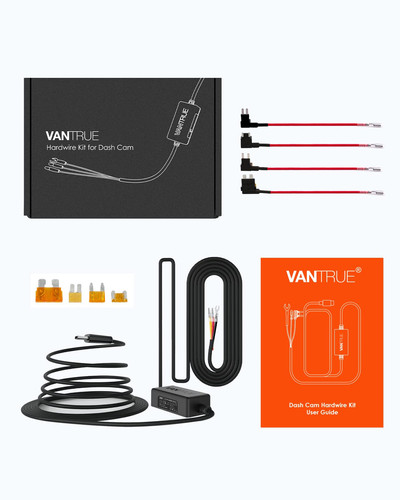 VANTRUE E2 ドライブレコーダー、電源ケーブルVP05 VANTRUEの駐車監視