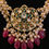 Thumbnail: Kundan Necklace With Matching Earrings 