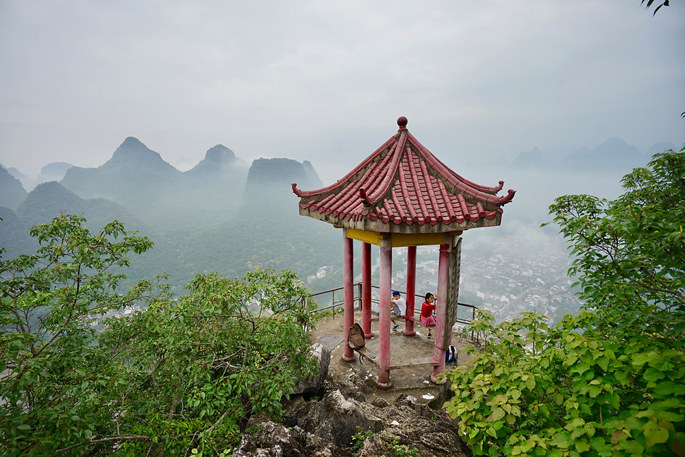 xingping, laozhai peak pavilion, guilin top hikes, guilin-hikes