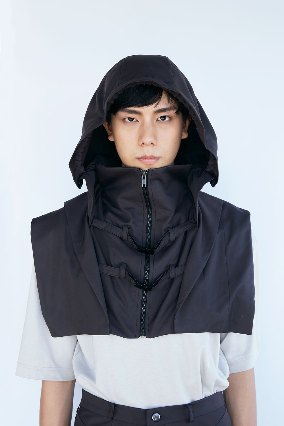Thumbnail: 01 Hooded Vest Black