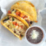 Popper Dillas & Black Bean Dip