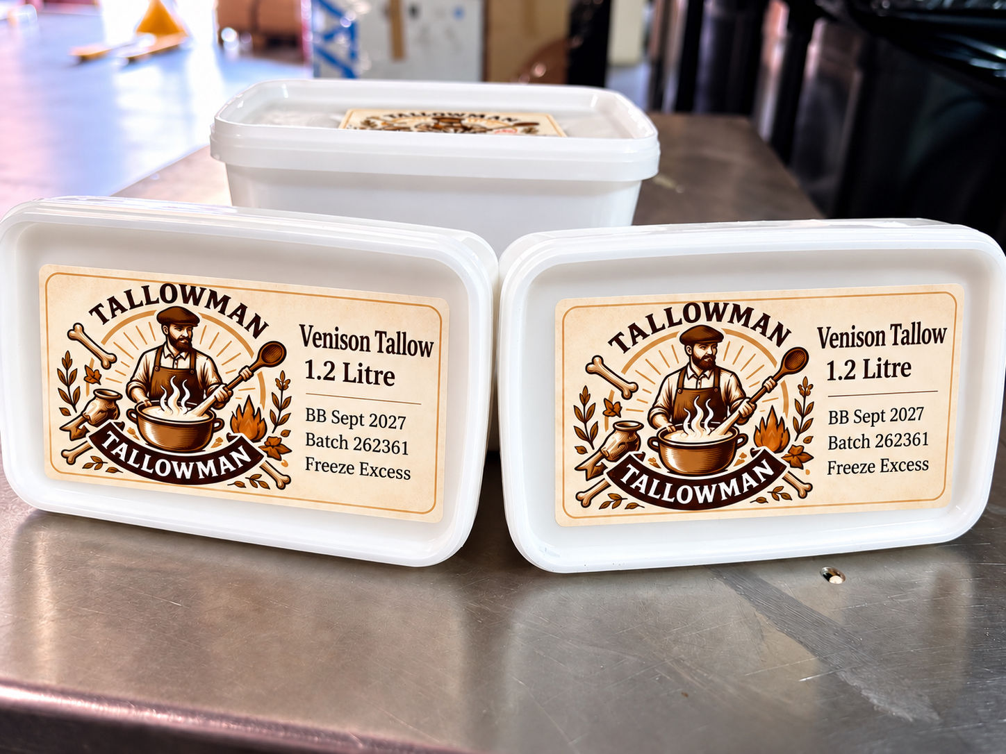 Venison Tallow 4.8 litre Free Shipping