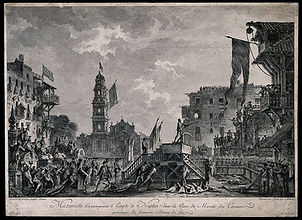 The execution of rebels during the Rebellion in Naples