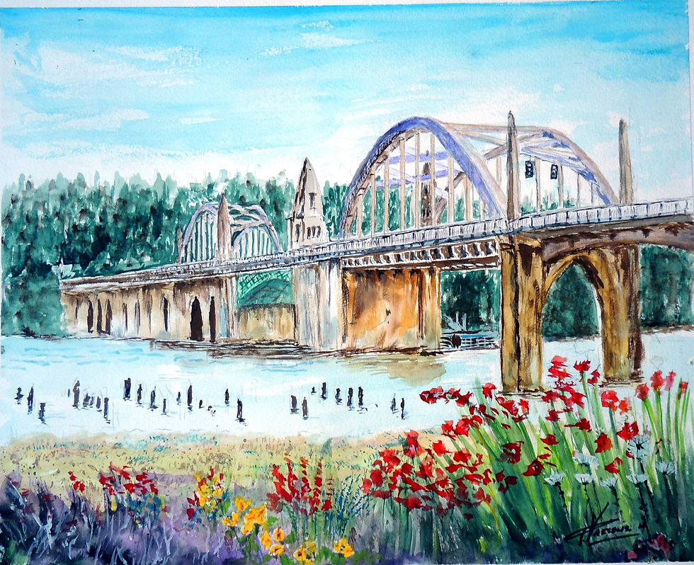 Paul Vakselis- Siuslaw RIver Bridge, Florence, OR