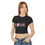 Thumbnail: Black Baby Tee Love is in the Air 100% Organic Cotton