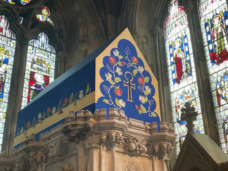 St Amphibilus' Shrine, St Albans Cathedral, England