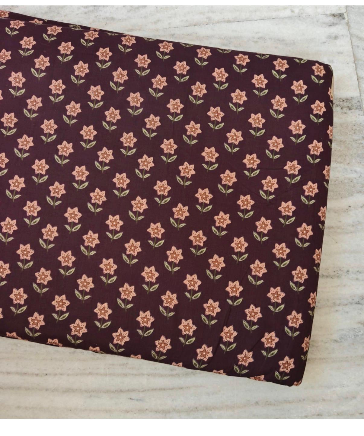 Indian Block Print Small Chocolate
