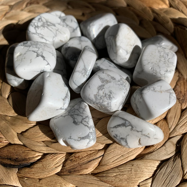 White Howlite Tumbles