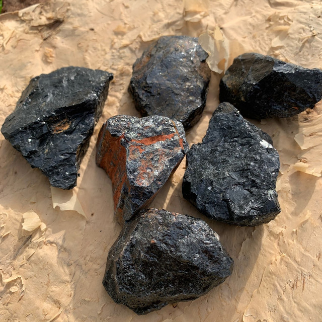 Raw Black Tourmaline Chunks