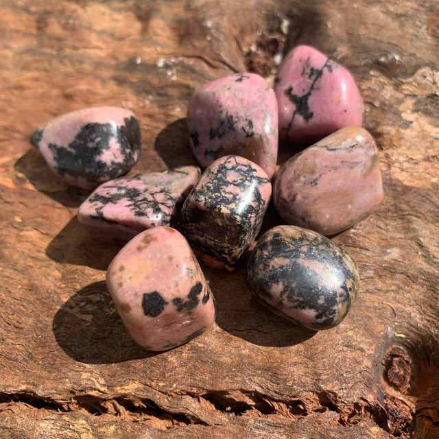 Rhodonite Tumbles