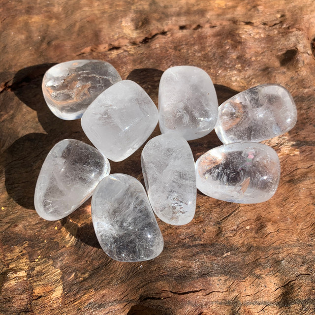 Clear Quartz Tumbles