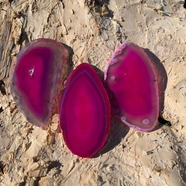 Pink Agate Slice