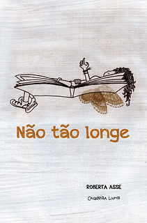 capa do livro nao tão longe menina com asas de borboleta