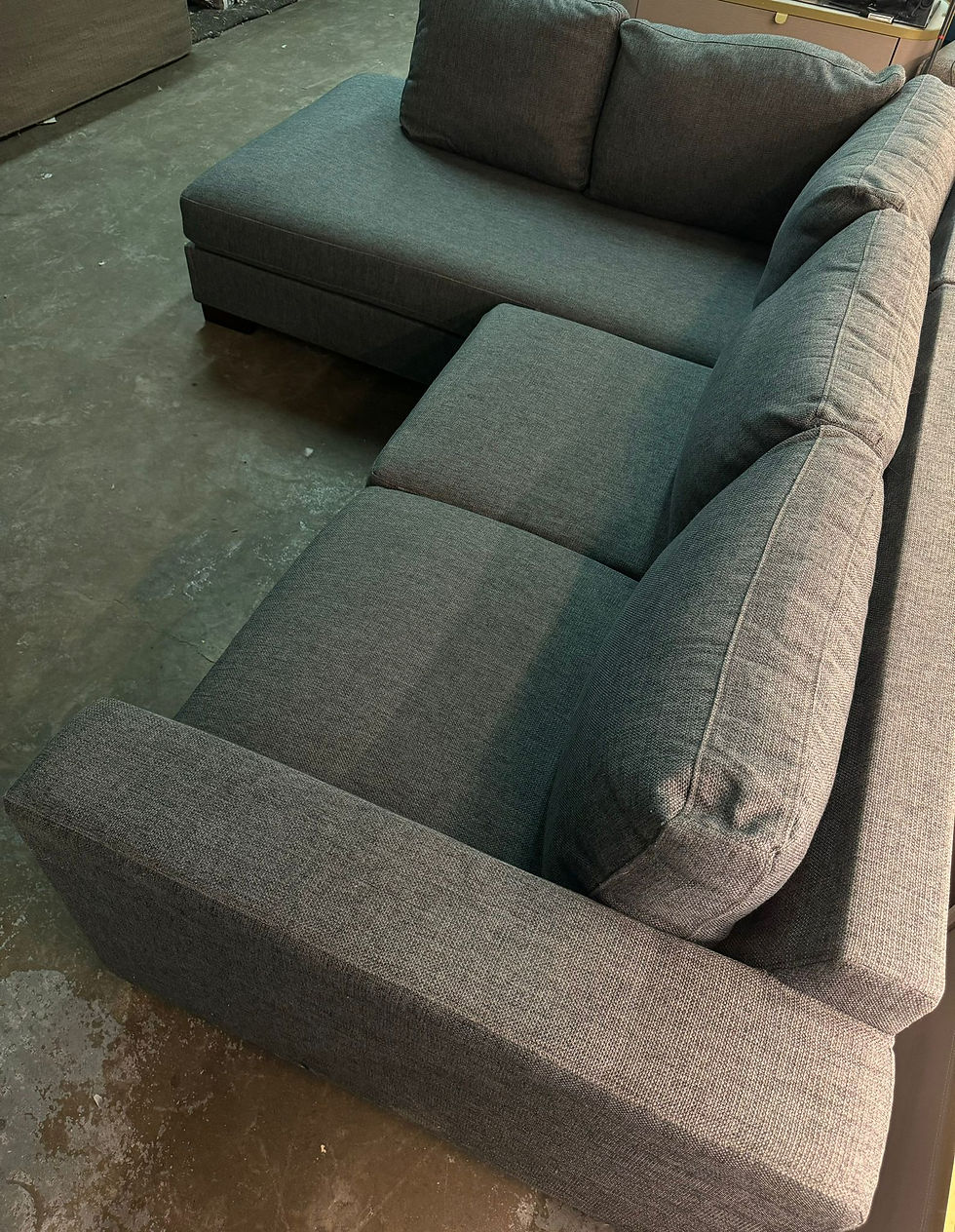Thumbnail: EQ3 Grey Sectional L Shape Comfortable LHS