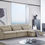Thumbnail: Modern Beige Cloud Sectional 6-Piece Reversible L Shape 