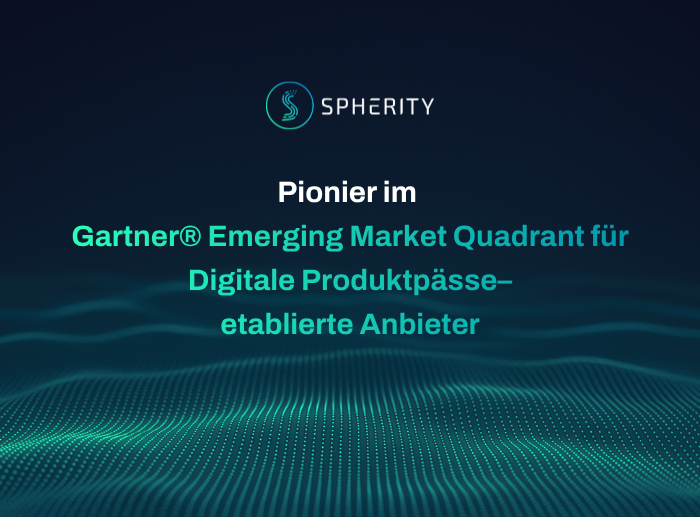 Spherity slide on dark blue with teal waves: From DSCSA Deadlines to FDA Warning Letters; what pharma trading partners need now