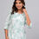 Thumbnail: Pastel Green Leaf Print Top & Pyjamas Set