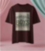 Dehradun Boys | Unisex Oversized Classic Printed Maroon T-Shirt