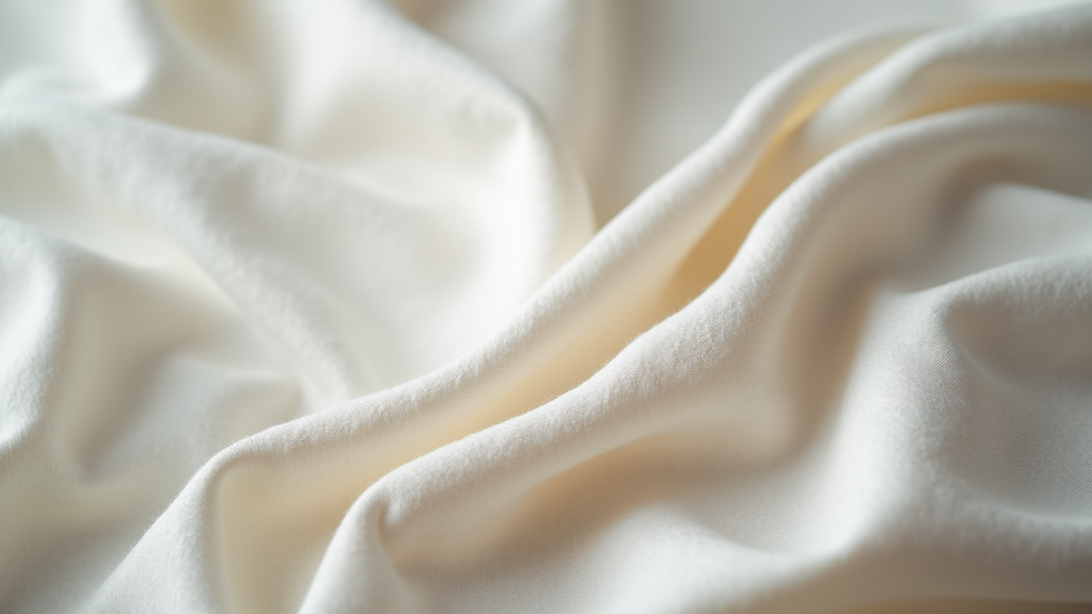 Close-up view of soft cotton fabric texture