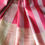 Thumbnail: Red Golden Striped Cotton Dupatta