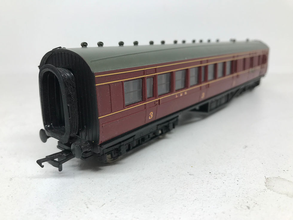 Thumbnail: BACHMANN OO GAUGE 34-226D LMS CRIMSON 57' CORRIDOR BRAKE  COACH