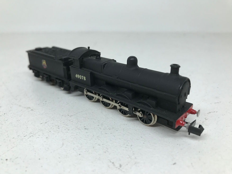 Thumbnail: UNION MILLS N GAUGE Ex LNWR BR EARLY CREST G2 0-8-0 & TENDER LOCOMOTIVE
