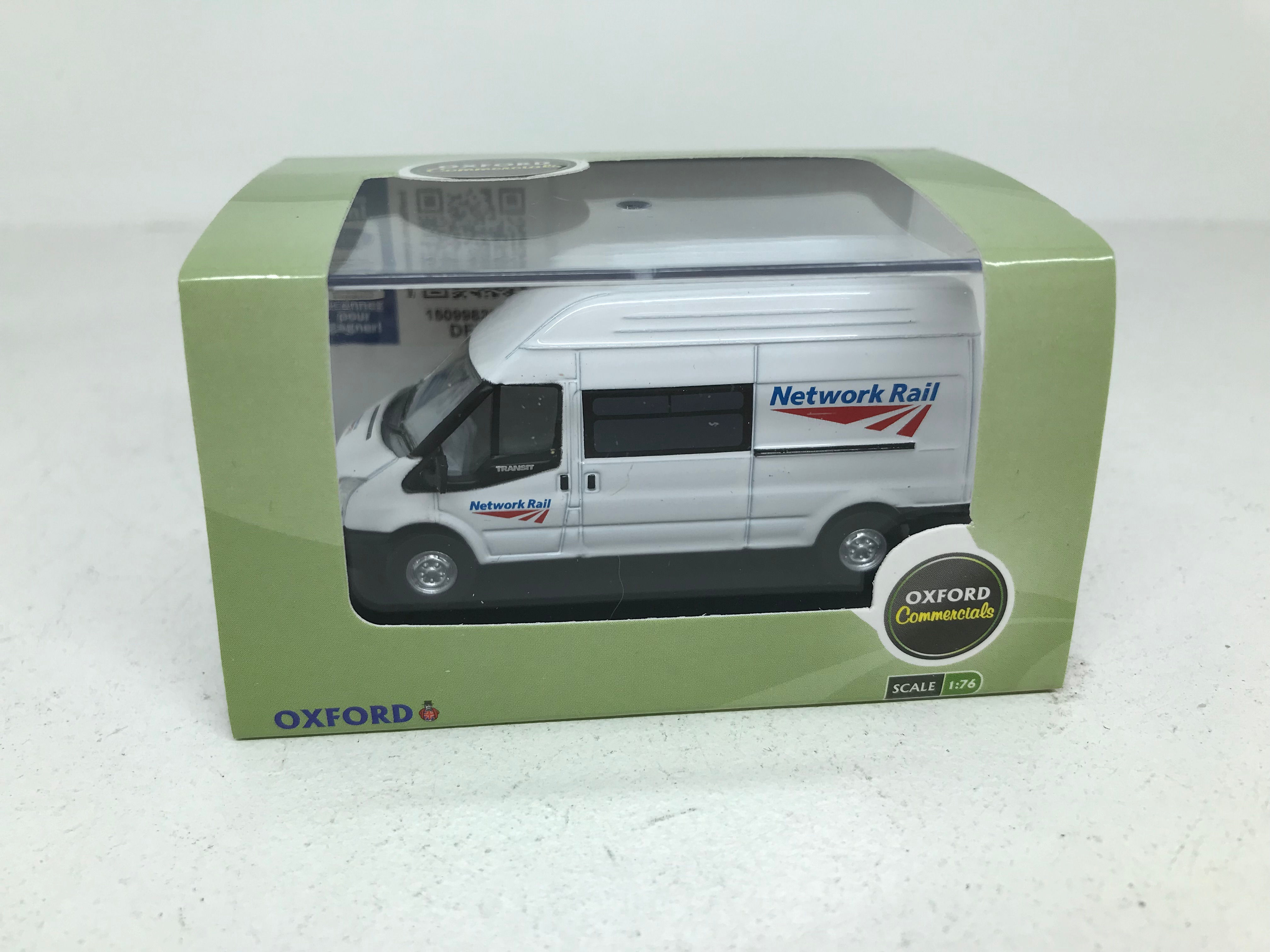 OXFORD 1:76 SCALE OO GAUGE 76FT005 FORD TRANSIT NETWORK RAIL