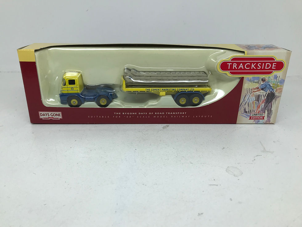 TRACKSIDE 1:76 OO SCALE DG150000FODEN S21 ARTIC LORRY BLUE CIRCLE CEMENT + LOAD