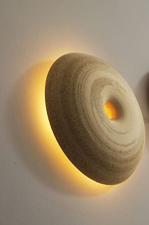 Unique Ceramic Lamp - Flush Wall Sconce - Dome Wall Lamp - Ceramic Wall Lighting - Modern Wall Lighting - Lake House Decor - PYTRIA - Etsy.jpg