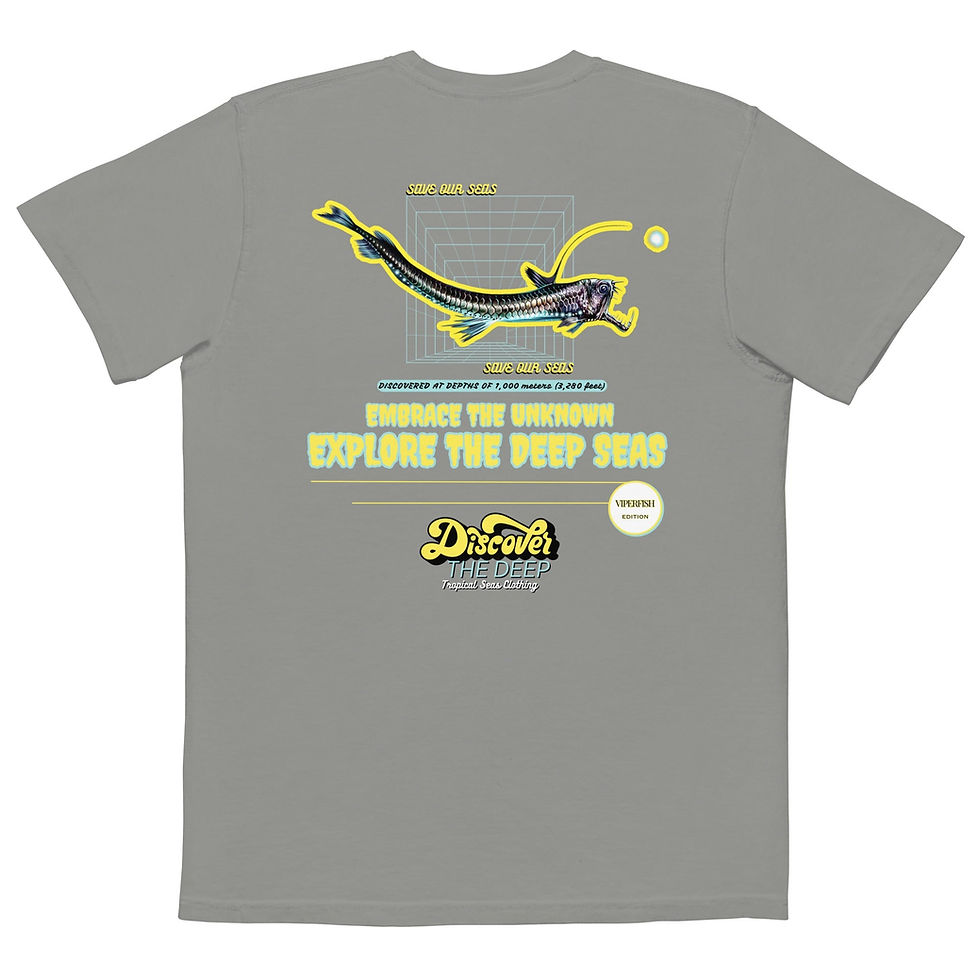 Thumbnail: Discover the Deep Viperfish pocket t-shirt