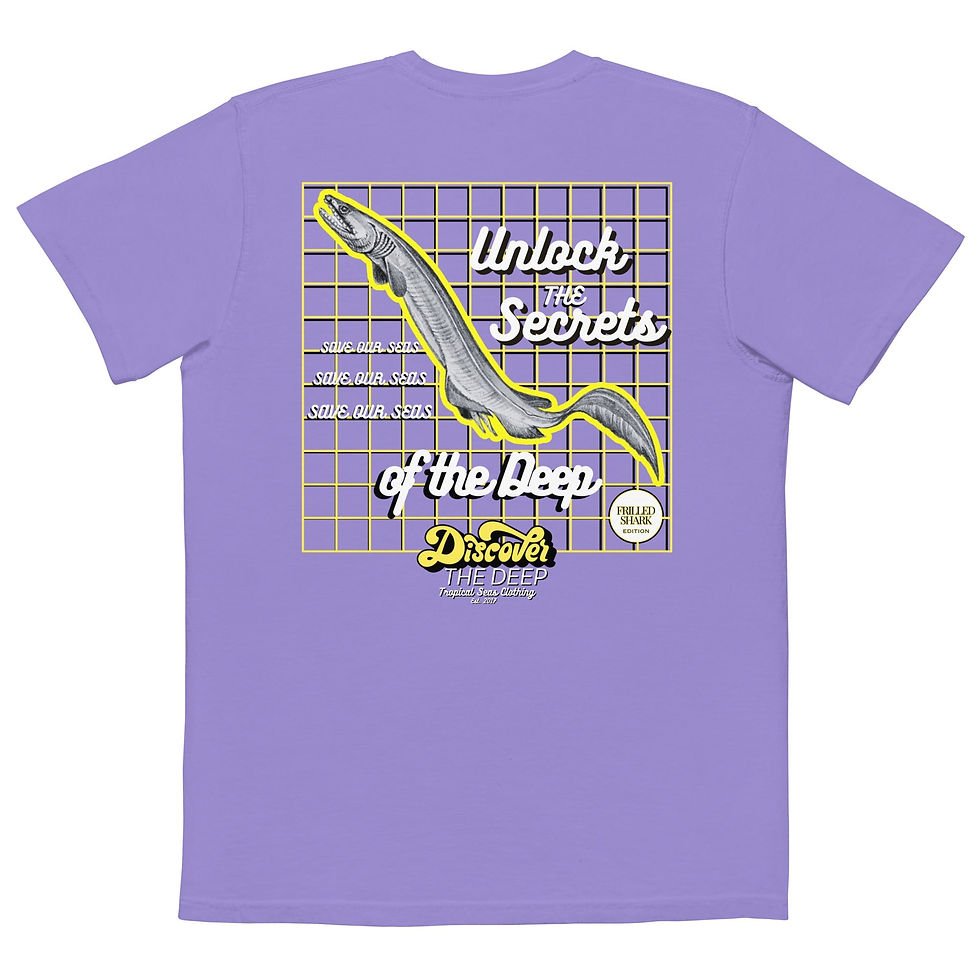 Thumbnail: Discover the Deep Frilled Shark Edition Pocket T-shirt