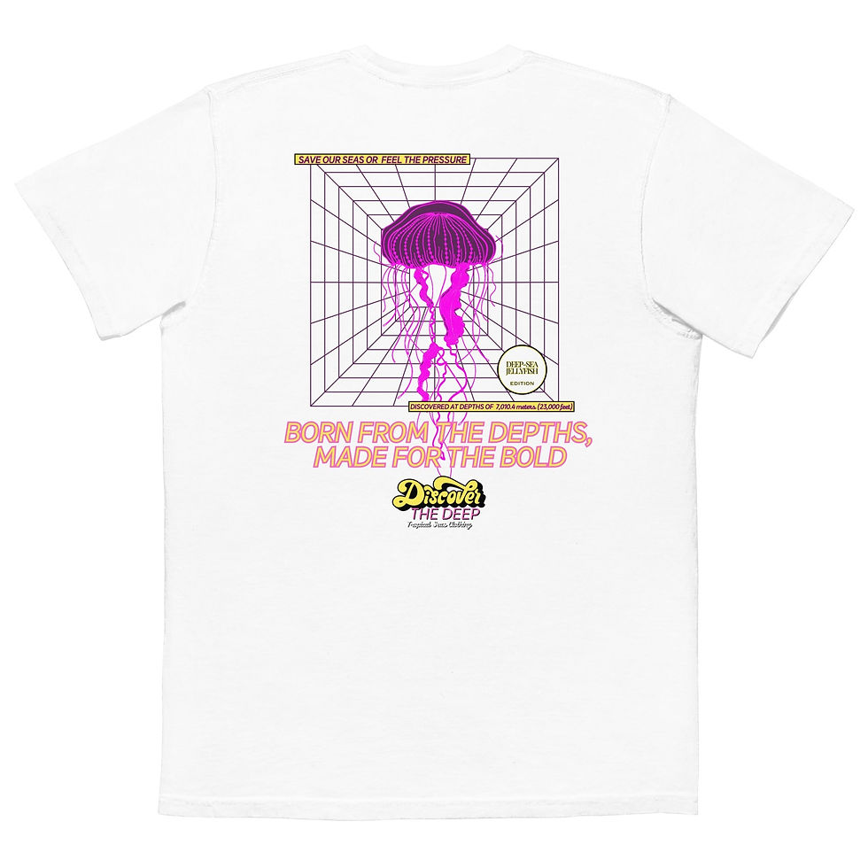 Thumbnail: Discover the Deep Deep-sea Jellyfish Pocket T-shirt