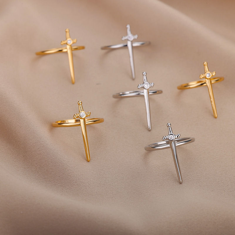 Urban Glam Cross Zircon Ring