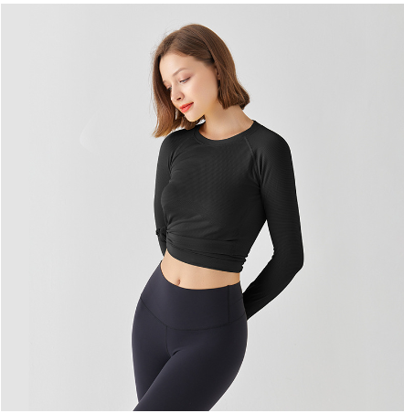 Thumbnail: Women's Long Sleeve Sports T-Shirt for Yoga and Running
