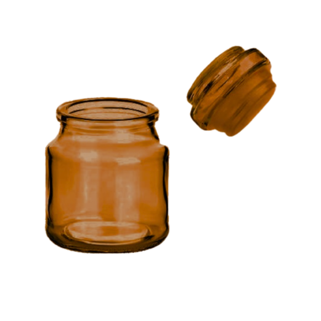 Frasco vidrio con tapa 200ml