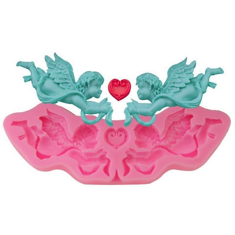 Molde silicón angelito x2