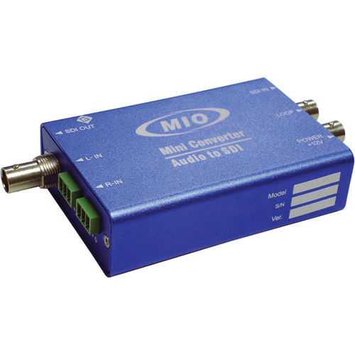 MMIO EMB-HDSDI 3G/HD/SD Signal & Analog Audio Embedder