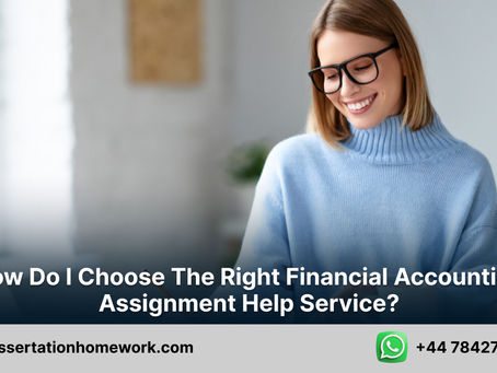 How do I choose the right financial accounting assignment help service?