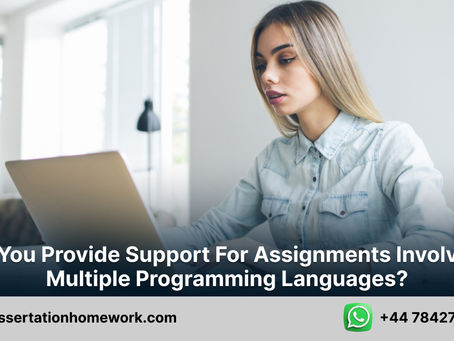 Do you provide support for assignments involving multiple programming languages?