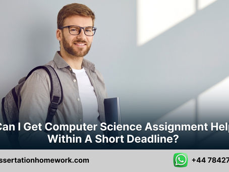 Can I Get Computer Science Assignment Help Within a Short Deadline?