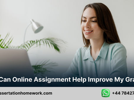 How can online assignments help improve my grades?