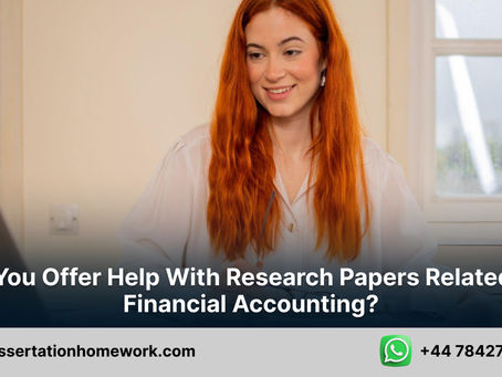 Do you offer help with research papers related to financial accounting?
