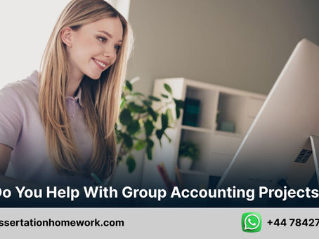 Do you help with group accounting projects?