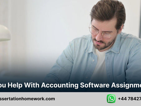 Do you help with accounting software assignments?