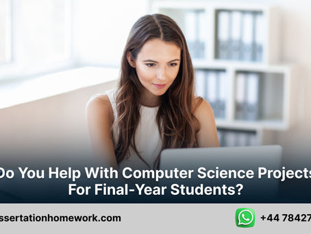 Do you help with Computer Science projects for final-year students?