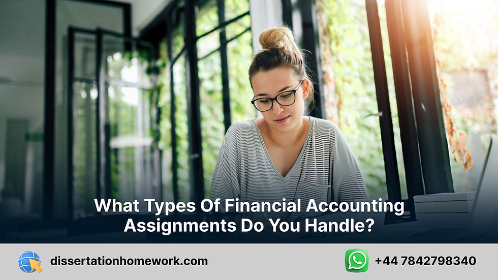 financial accounting assignment help