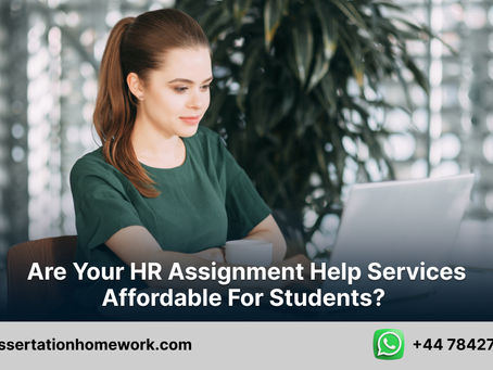 Are your HR assignment help services affordable for students?