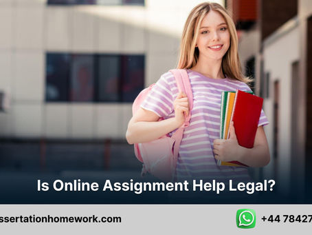 Is online assignment help legal?