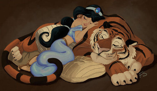 Queering Disney Princess Jasmine S Animal Romance With Her Tiger Pet Rajah