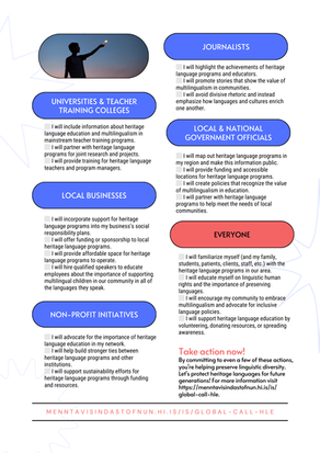 Your simple guide to making a difference: Global Call to Action checklist now available!